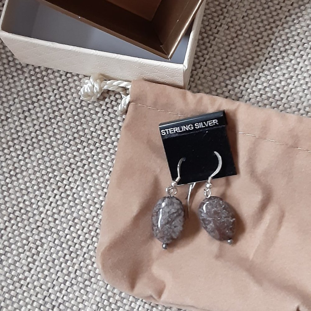Jasper Dangle Earrings